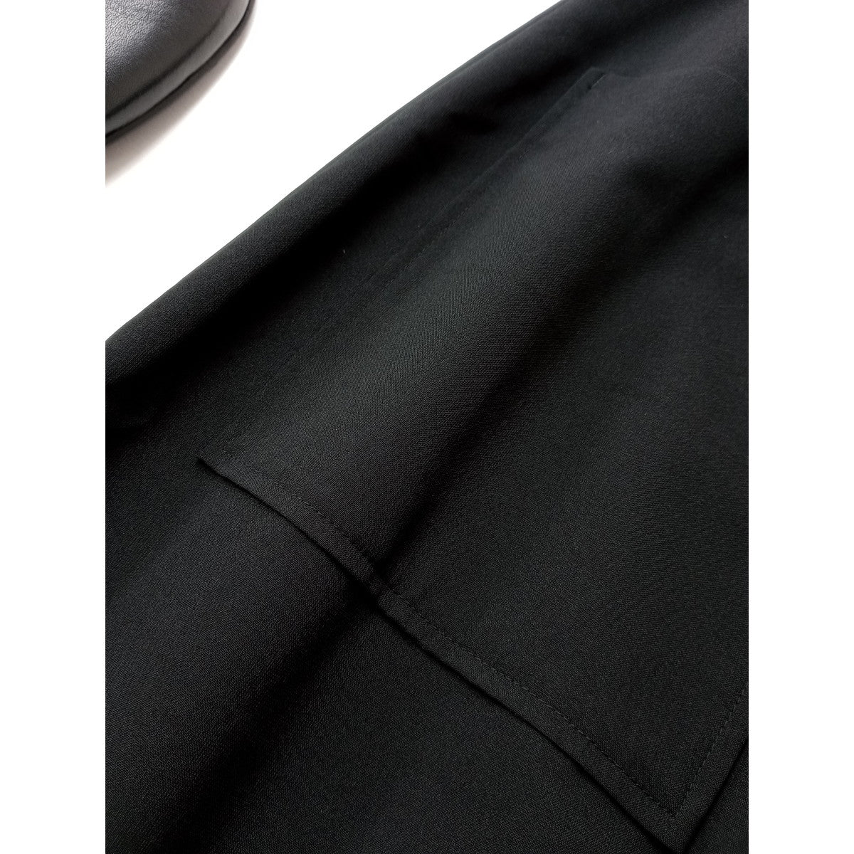 mizuiro ind ミズイロインド コクーンジレ ロングベスト 黒 ブラック  【中古】