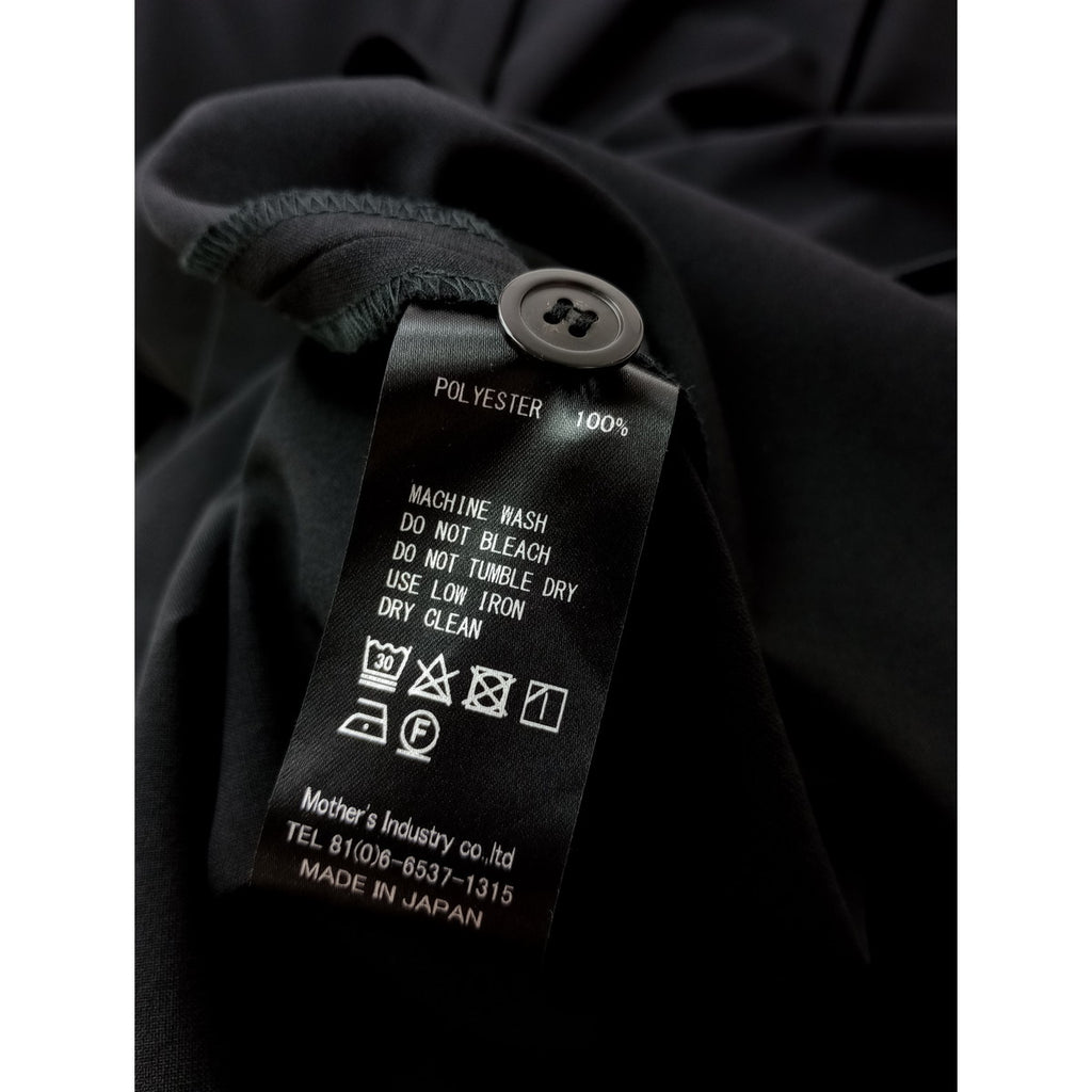 mizuiro ind ミズイロインド コクーンジレ ロングベスト 黒 ブラック  【中古】