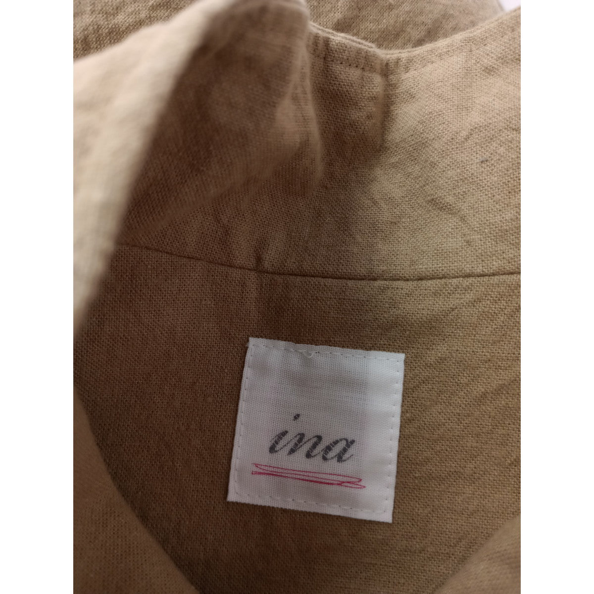 25SS  ina イナ ボタン多ジャケット ベージュ  【中古】