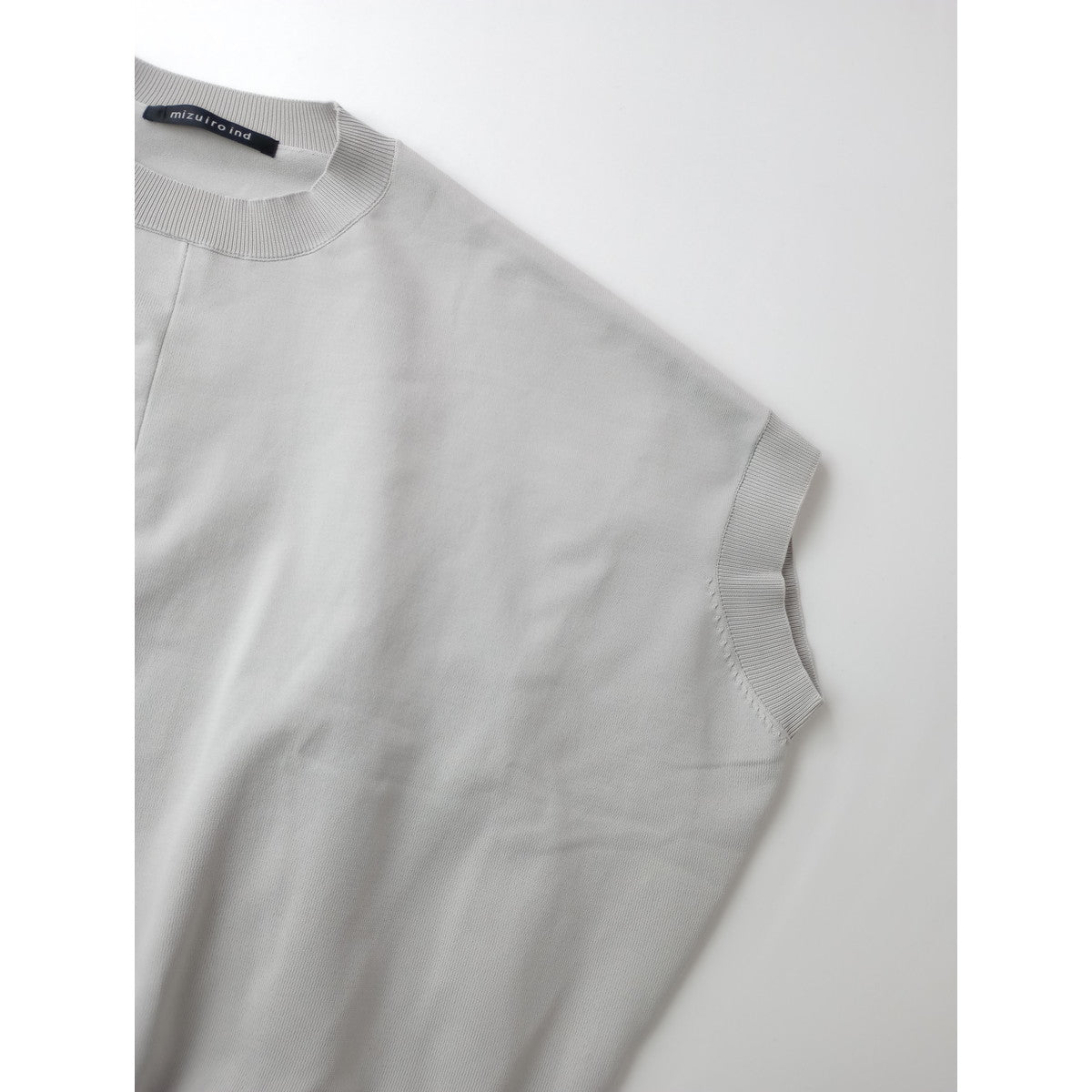 mizuiro ind ミズイロインド cocoon wide vest コクーン ワイド ベスト グレー  【中古】