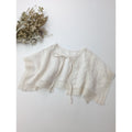 nest Robe ネストローブ リネン×レースケープカラー付け襟 白 【中古】