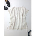 nest Robe  ネストローブ  リネン レース タッカー ベスト 白 【中古】