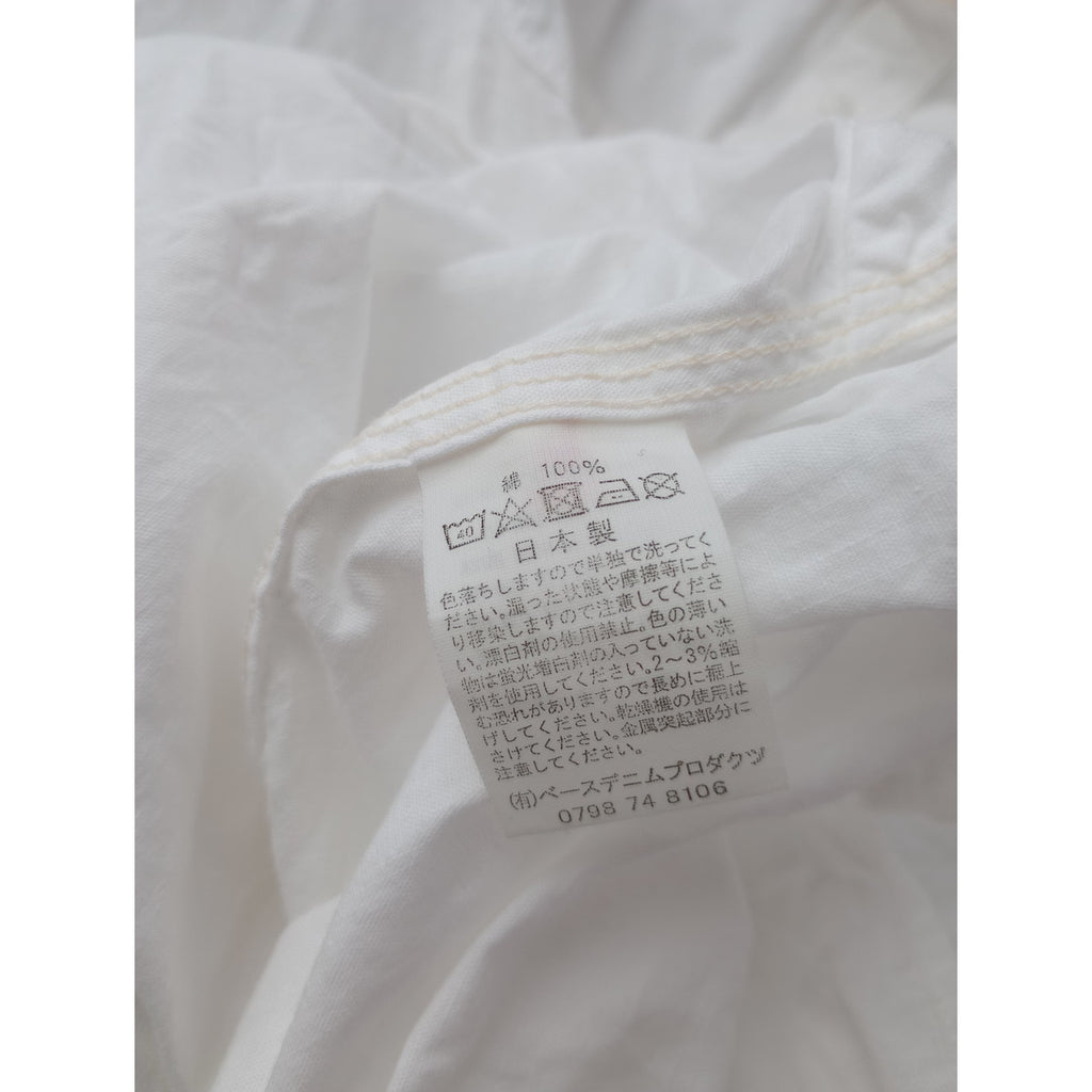 orslow × BEAMS BOY オアスロウ ビームスボーイ 別注フードシャンブレーワークシャツ 白  【中古】