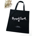 MARGARET HOWELL マーガレットハウエル  50周年記念 限定 旧ロゴ トートバッグ 黒 ブラック 【中古】