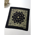 MARGARET HOWELL マーガレットハウエル PAISLEY SILK SCARF シルク100% イタリア製 スカーフ ペイズリー  黒 ブラック 【中古】