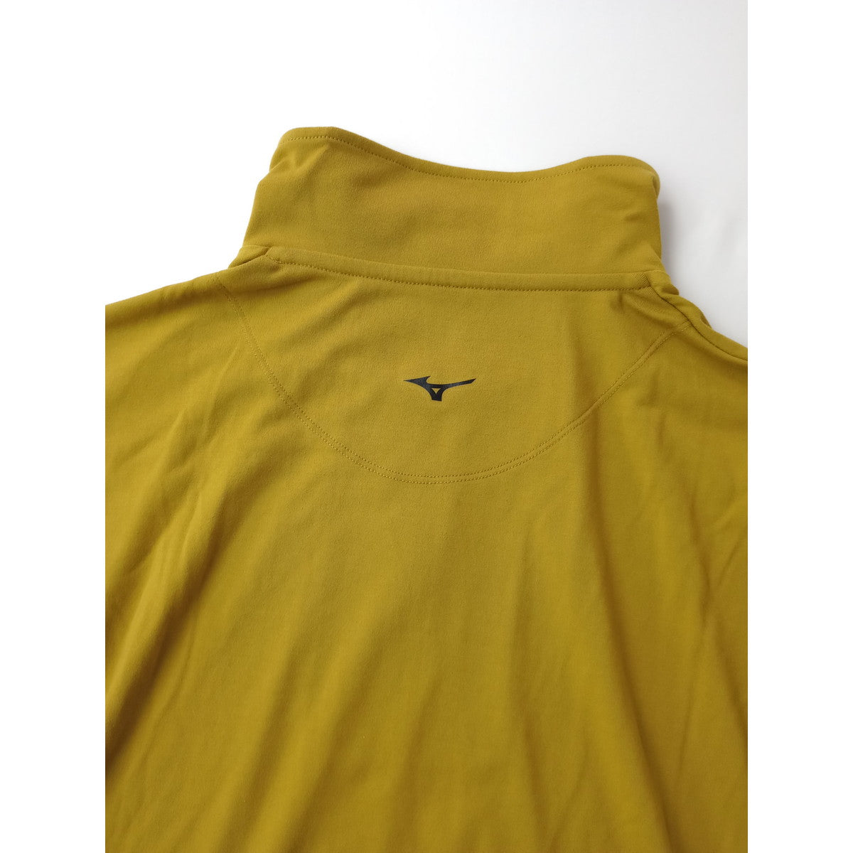 MARGARET HOWELL × MIZUNO マーガレットハウエル ミズノ ハーフジップ 長袖 プルオーバー ジャージ トップス  マスタード 2 【中古】