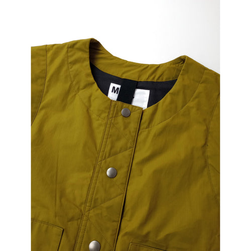 MHL. エムエイチエル マーガレットハウエル COTTON RIPSTOP BLOUSON ベスト スポーツジレ カーキ 1【中古】