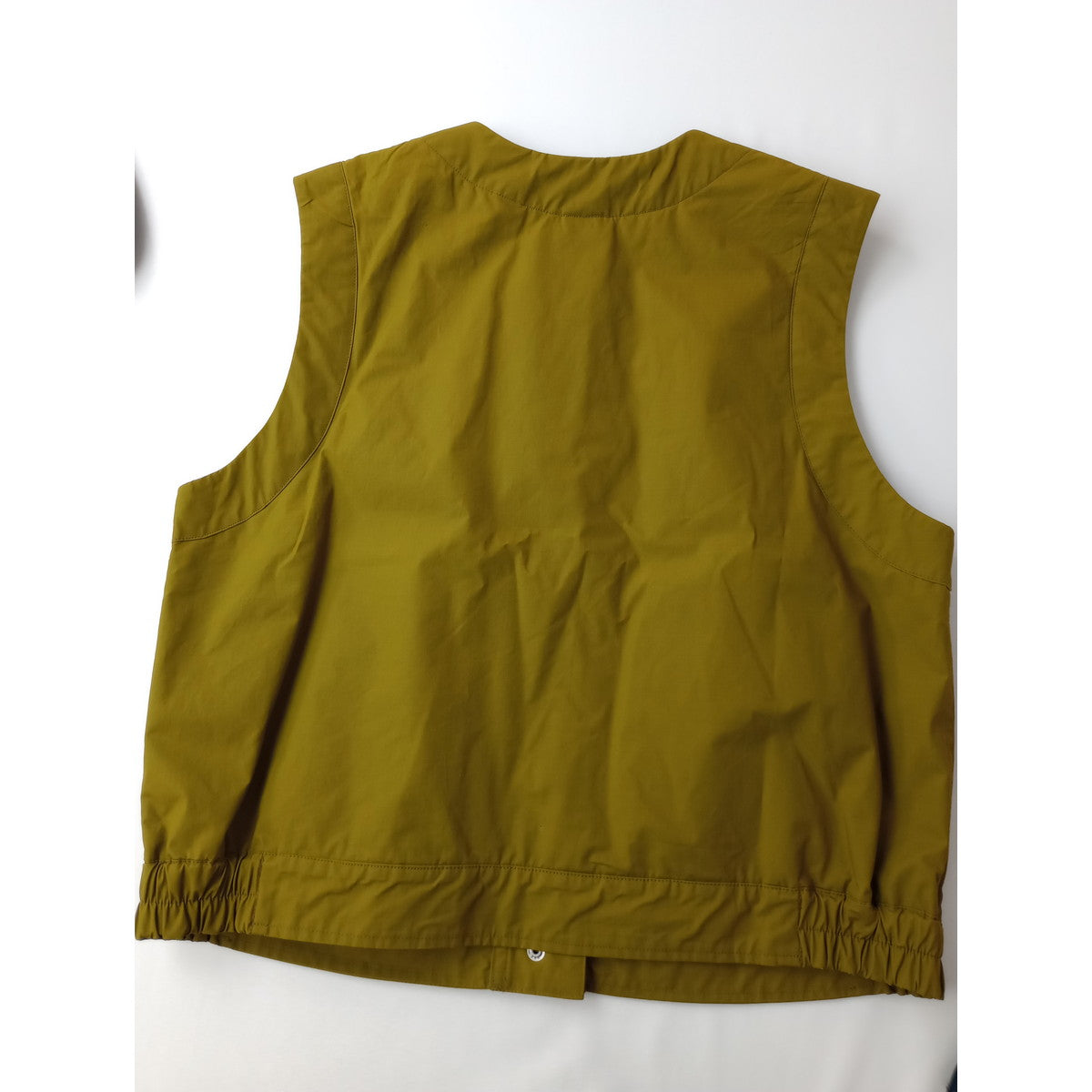 MHL. エムエイチエル マーガレットハウエル COTTON RIPSTOP BLOUSON ベスト スポーツジレ カーキ 1【中古】