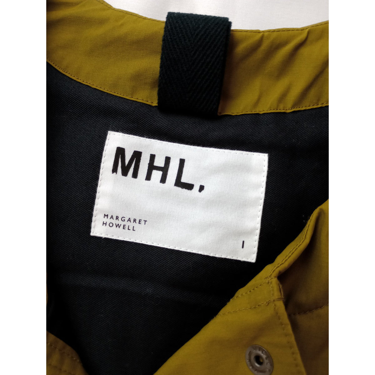 MHL. エムエイチエル マーガレットハウエル COTTON RIPSTOP BLOUSON ベスト スポーツジレ カーキ 1【中古】