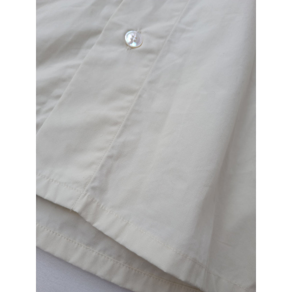 YLEVE イレーヴ コットンタイプライターシャツ フレンチスリーブ ブラウス シャツ  レモンイエロー 【中古】