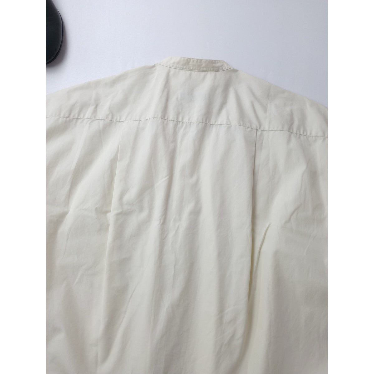 YLEVE イレーヴ コットンタイプライターシャツ フレンチスリーブ ブラウス シャツ  レモンイエロー 【中古】
