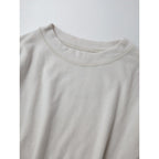 MARGARET HOWELL × MIZUNO マーガレットハウエル ミズノ BREATH THERMO WOOL JERSEY ウール 毛 混 長袖 カットソー プルオーバートップスアイボリー 2 【中古】