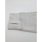 MARGARET HOWELL × MIZUNO マーガレットハウエル ミズノ BREATH THERMO WOOL JERSEY ウール 毛 混 長袖 カットソー プルオーバートップスアイボリー 2 【中古】