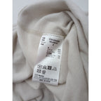 MARGARET HOWELL × MIZUNO マーガレットハウエル ミズノ BREATH THERMO WOOL JERSEY ウール 毛 混 長袖 カットソー プルオーバートップスアイボリー 2 【中古】