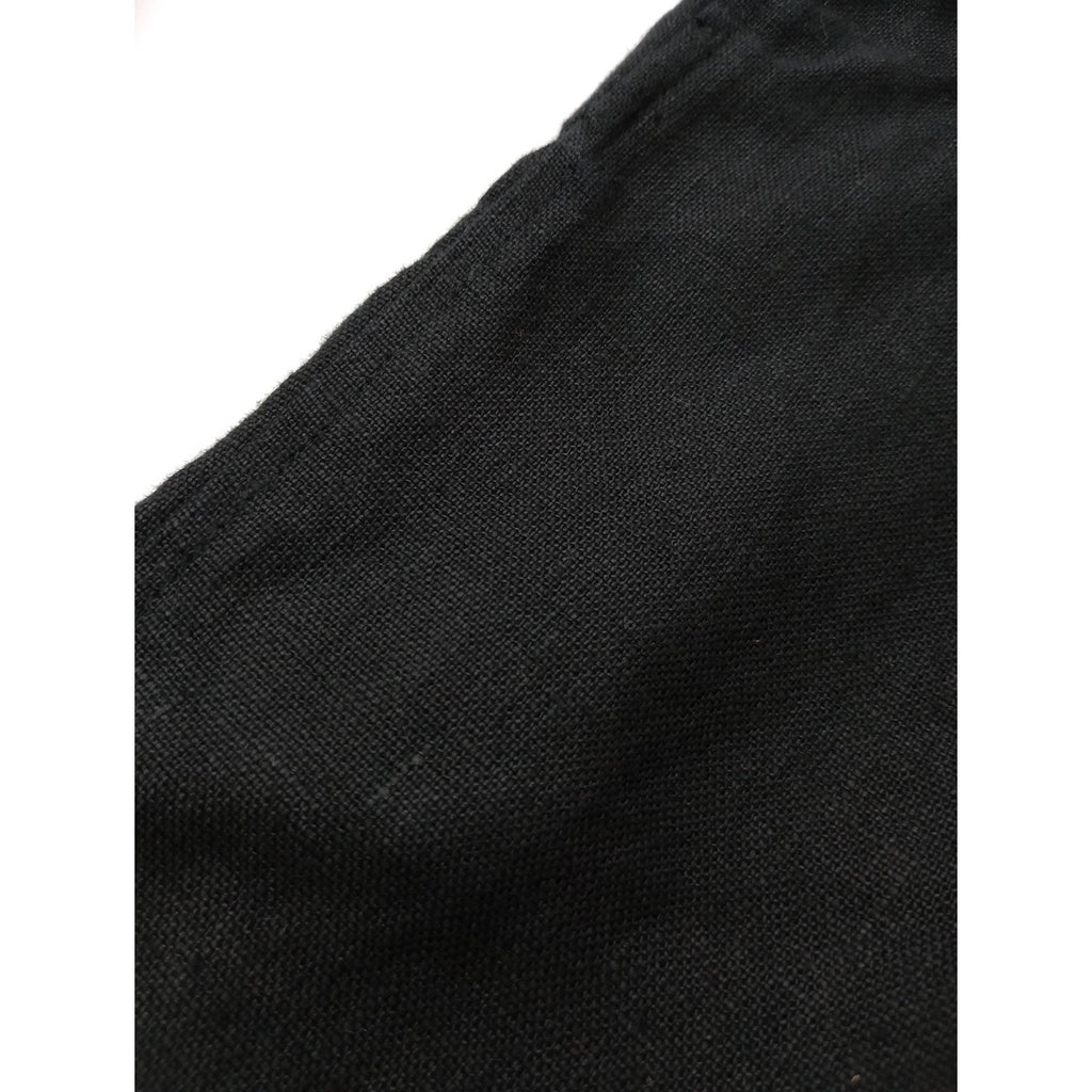fog linen work フォグリネンワーク サロペット オールインワン 黒 ブラック  【中古】