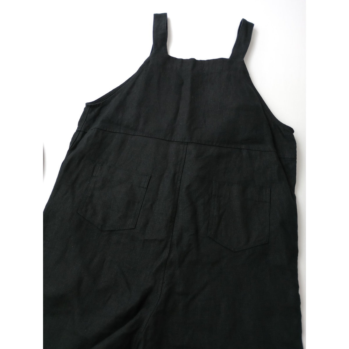 fog linen work フォグリネンワーク サロペット オールインワン 黒 ブラック  【中古】