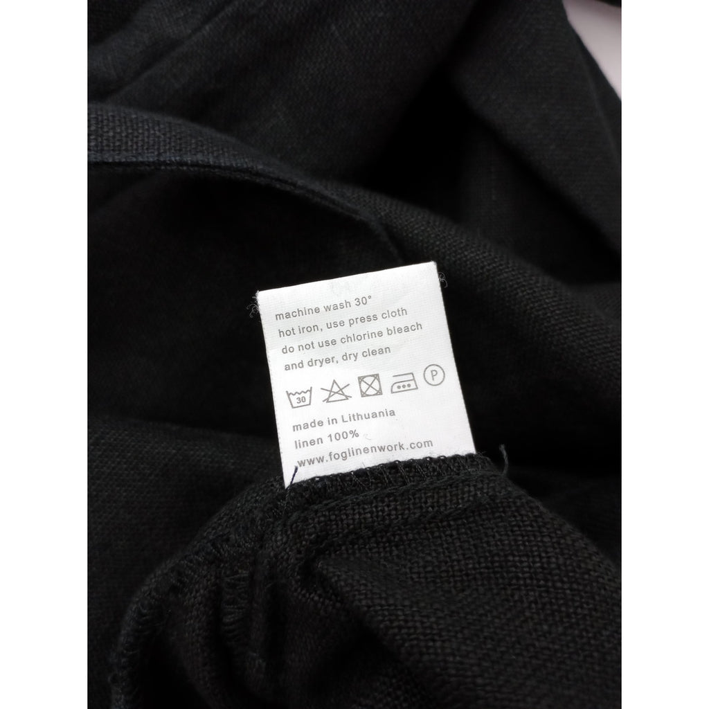 fog linen work フォグリネンワーク サロペット オールインワン 黒 ブラック  【中古】