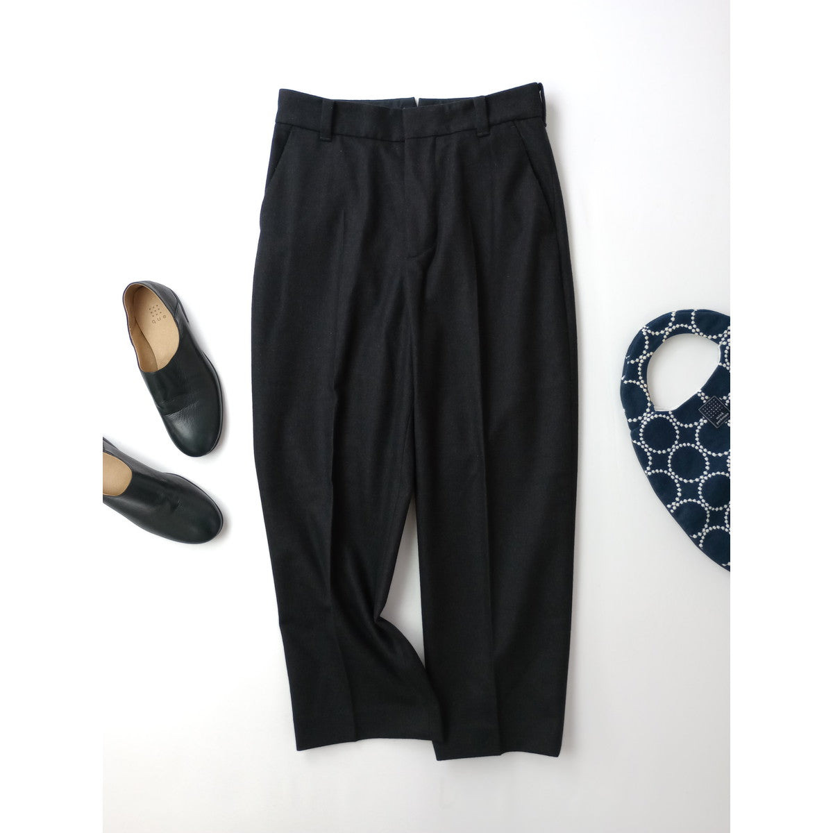 MARGARET HOWELL × FOX BROTHERS マーガレットハウエル FLANNEL TROUSERS フランネル トラウザーパンツ (5M＋2257)