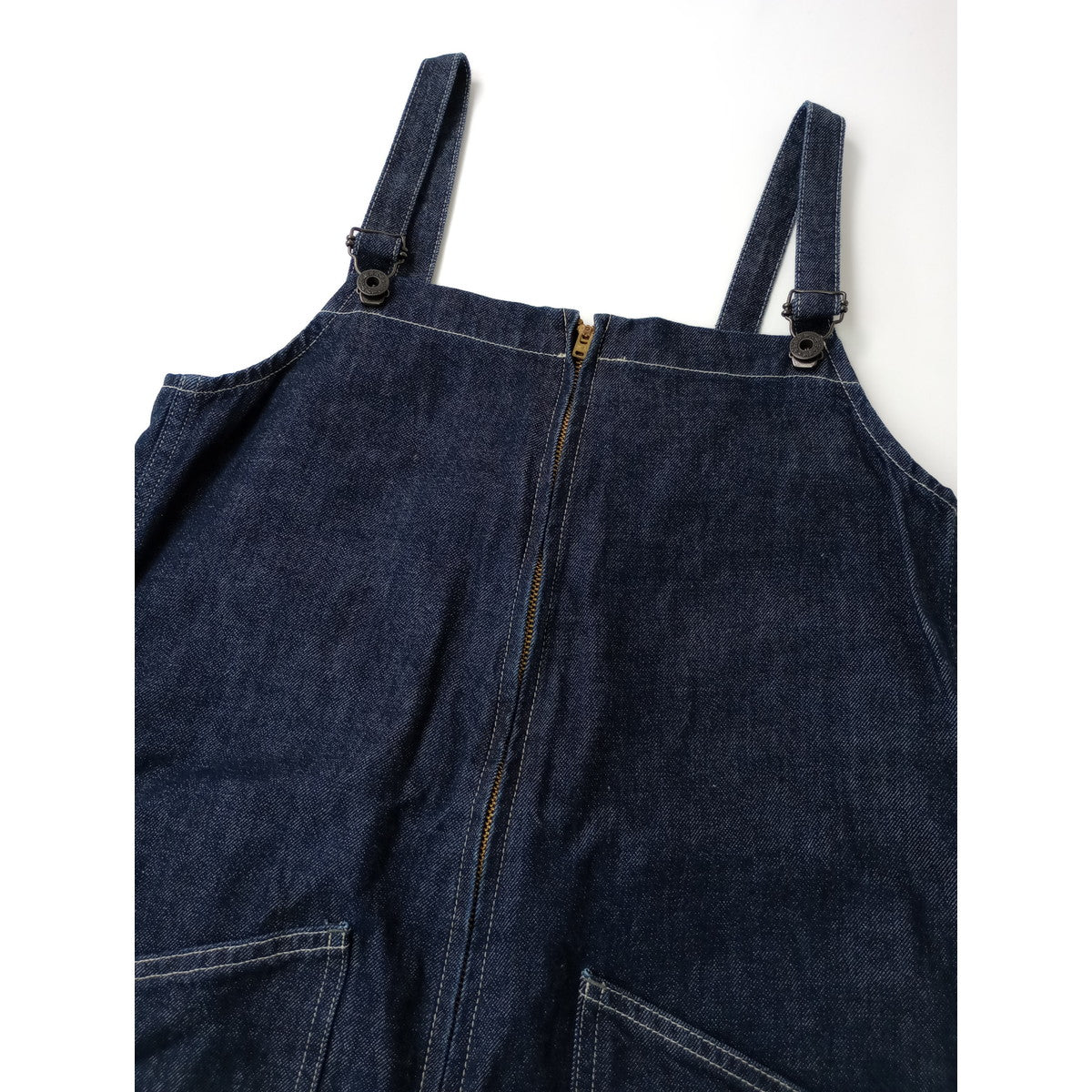 JOHNBULL ジョンブル デニムチューブサロペット オールインワン AP370 ネイビー S 【中古】