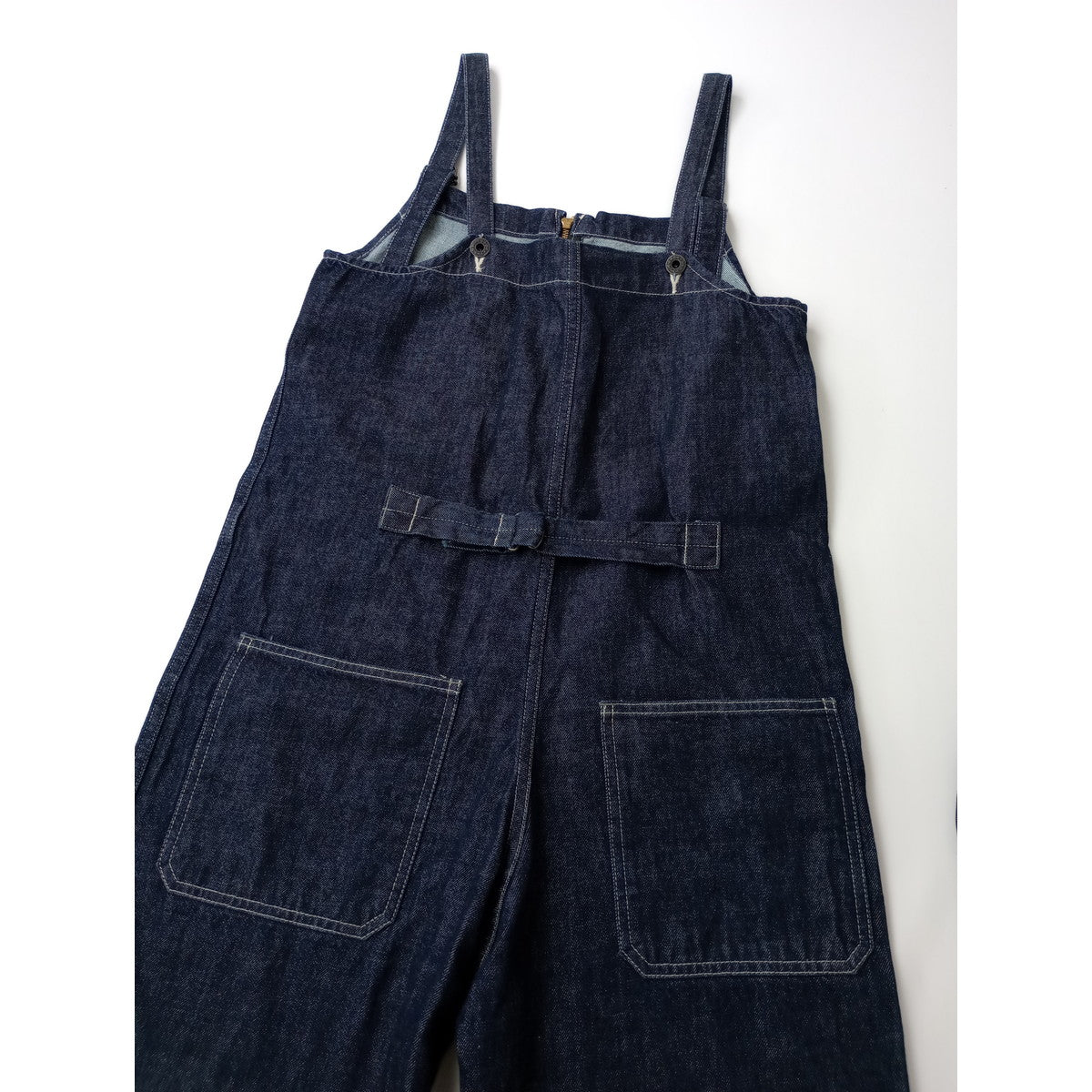 JOHNBULL ジョンブル デニムチューブサロペット オールインワン AP370 ネイビー S 【中古】