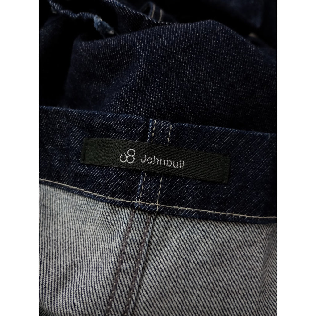 JOHNBULL ジョンブル デニムチューブサロペット オールインワン AP370 ネイビー S 【中古】