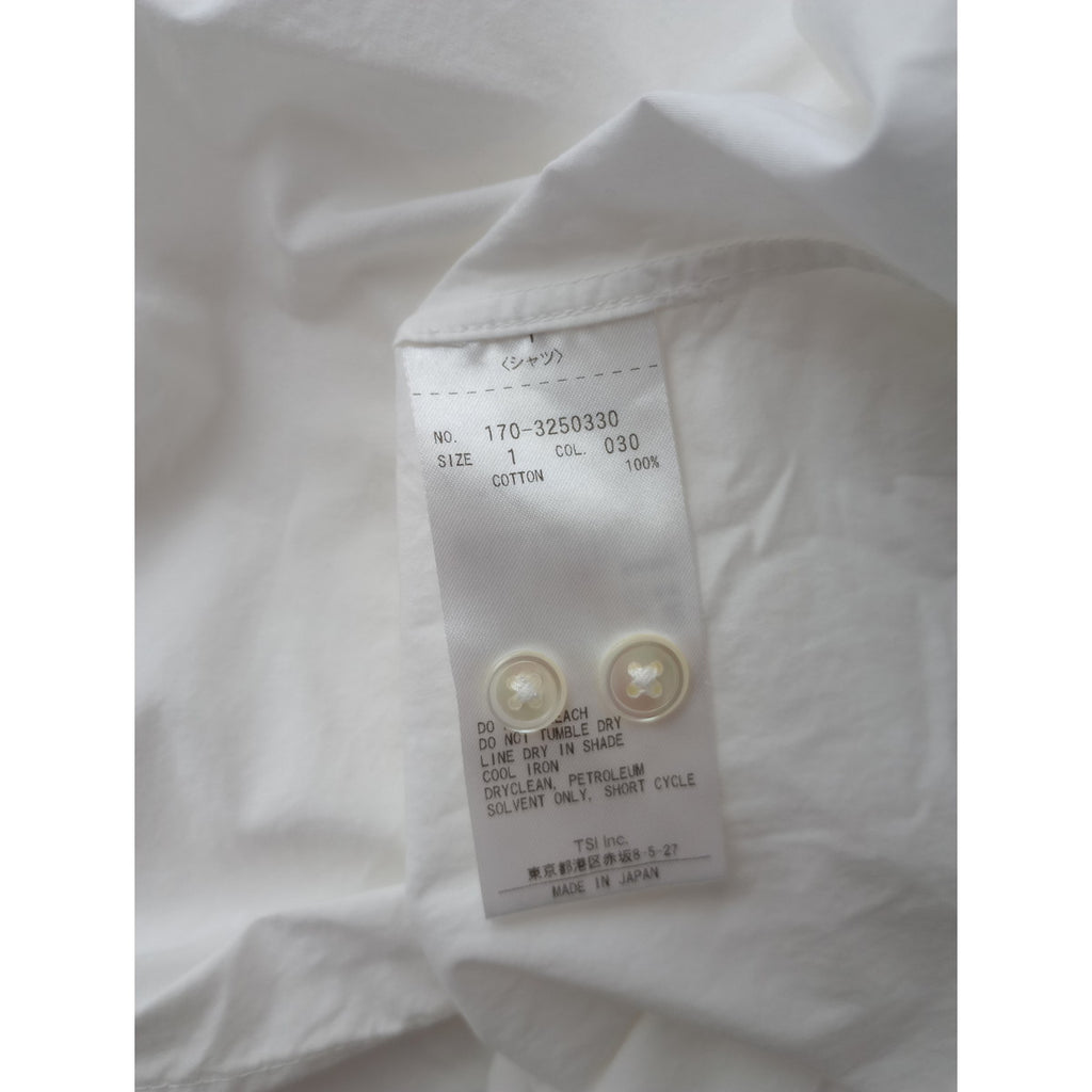 Y by YLEVE イレーヴ コットン 綿 100％ 長袖シャツ トップス  白 1  【中古】