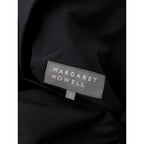MARGARET HOWELL マーガレットハウエル MATT COTTON SILK POPLIN JACKET コットン シルク テーラードジャケット 黒 ブラック 1【中古】