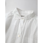MARGARET HOWELL マーガレットハウエル PLAIN POPLIN 長袖 シャツ コットン 綿 100％ 白 ホワイト 1【中古】