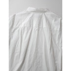 MARGARET HOWELL マーガレットハウエル PLAIN POPLIN 長袖 シャツ コットン 綿 100％ 白 ホワイト 1【中古】