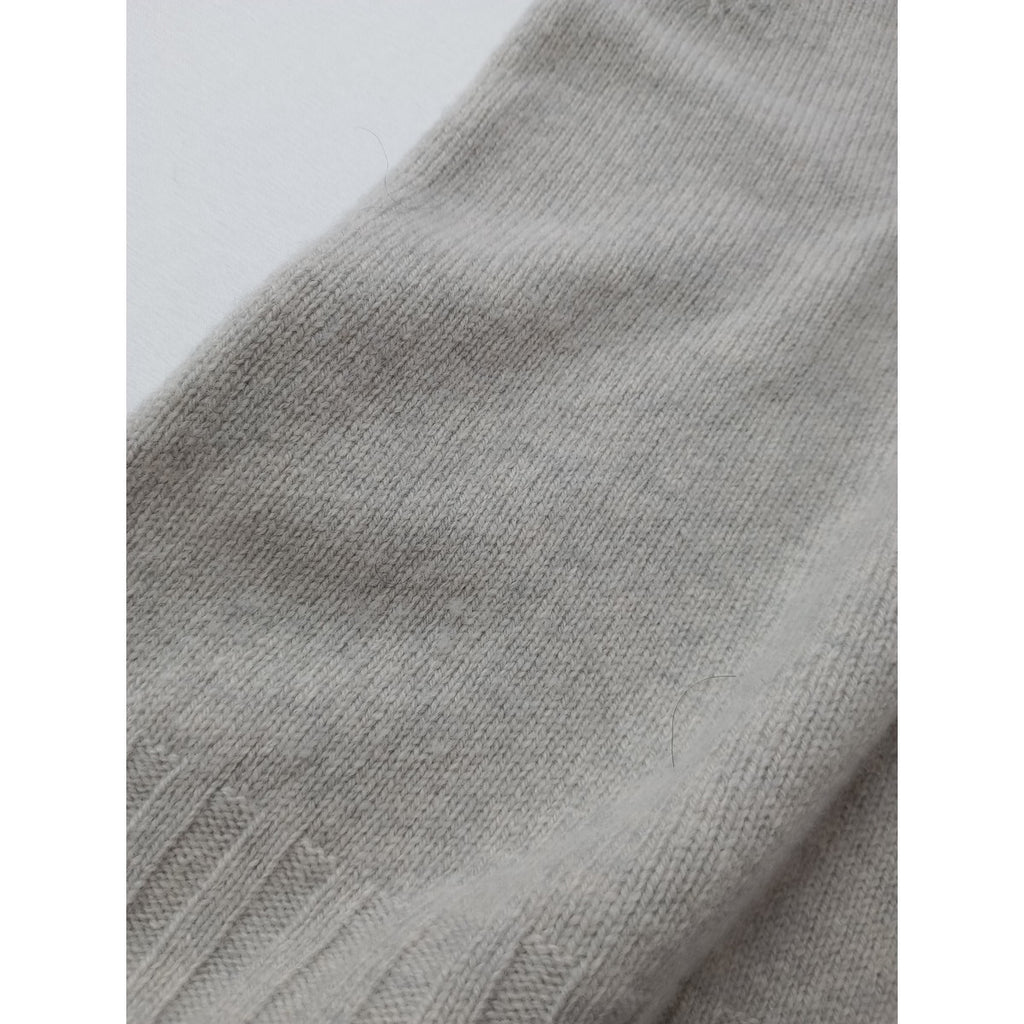 MARGARET HOWELLマーガレットハウエル SLEEVELESS TURTLE NECK KNITウールカシミヤ シルク タートルネック ニット ベストトップス ベージュ 2(5M＋2259)【中古】