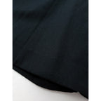 MARGARET HOWELL × FOX BROTHERS マーガレットハウエル LIGHTWEIGHT FLANNEL TROUSERS ウールフランネル ラップ ワイドキュロット パンツ 2 黒 ブラック【中古】