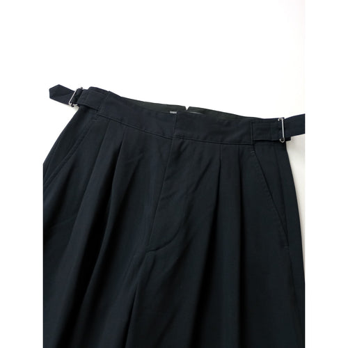 MARGARET HOWELL マーガレットハウエルWASHABLE WOOL トラウザーズパンツダークネイビー 【中古】