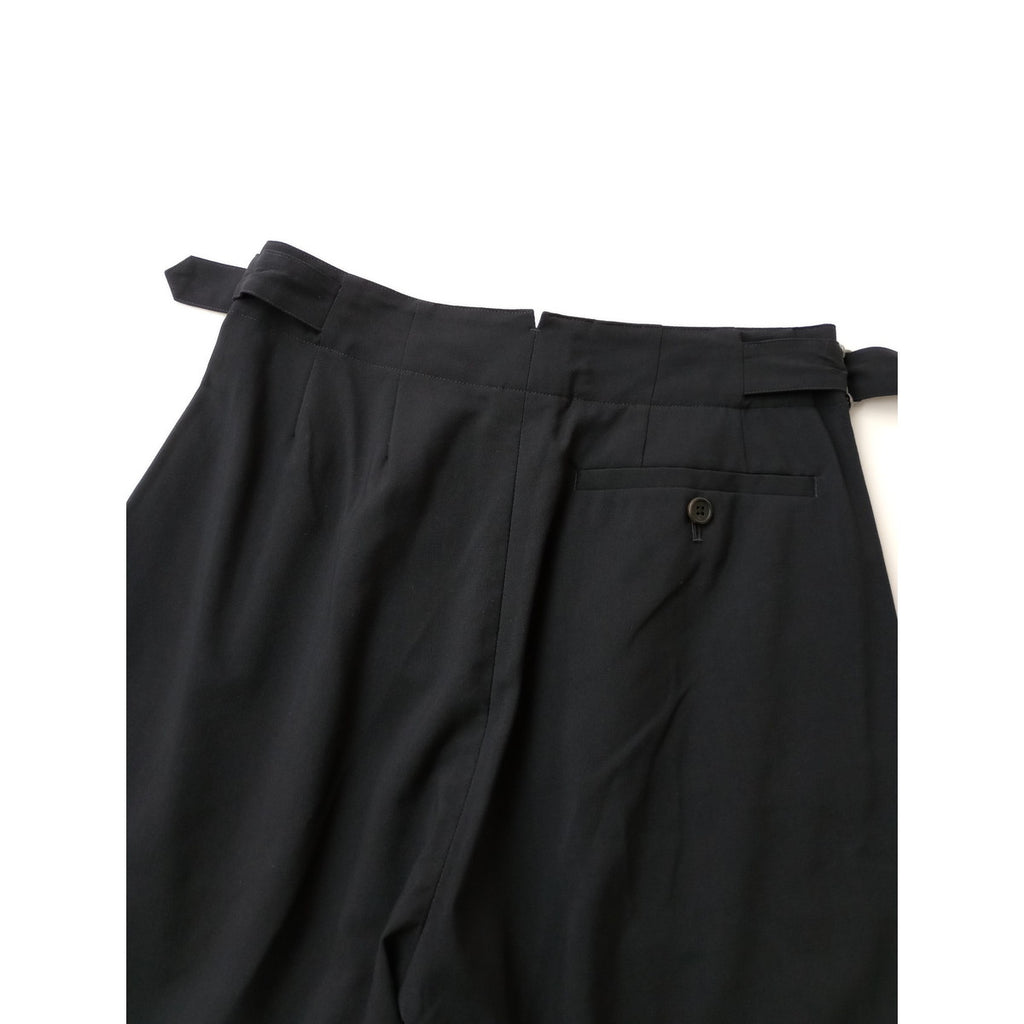 MARGARET HOWELL マーガレットハウエルWASHABLE WOOL トラウザーズパンツダークネイビー 【中古】