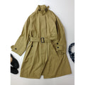 MARGARET HOWELL マーガレットハウエル PROOFED COTTON COATING コットン 綿 100％ ロングコート カーキ 1 【中古】