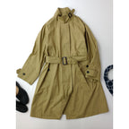 MARGARET HOWELL マーガレットハウエル PROOFED COTTON COATING コットン 綿 100％ ロングコート カーキ 1 【中古】