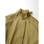 MARGARET HOWELL マーガレットハウエル PROOFED COTTON COATING コットン 綿 100％ ロングコート カーキ 1 【中古】