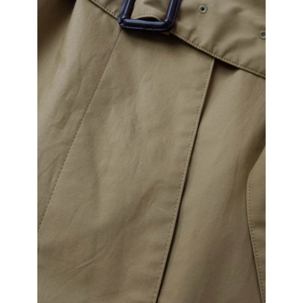 MARGARET HOWELL マーガレットハウエル PROOFED COTTON COATING コットン 綿 100％ ロングコート カーキ 1 【中古】