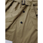 MARGARET HOWELL マーガレットハウエル PROOFED COTTON COATING コットン 綿 100％ ロングコート カーキ 1 【中古】