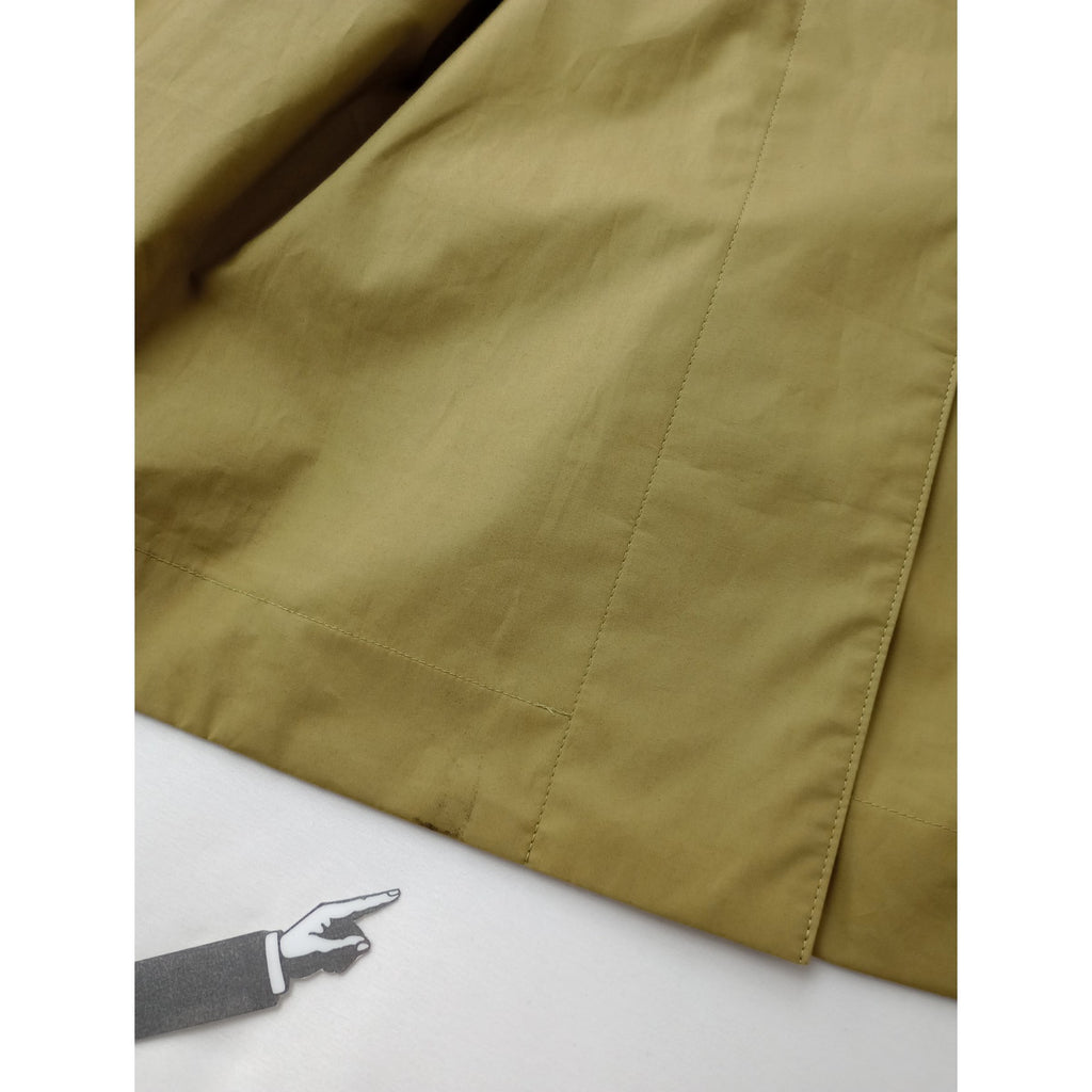 MARGARET HOWELL マーガレットハウエル PROOFED COTTON COATING コットン 綿 100％ ロングコート カーキ 1 【中古】