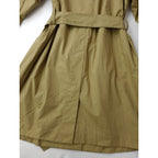 MARGARET HOWELL マーガレットハウエル PROOFED COTTON COATING コットン 綿 100％ ロングコート カーキ 1 【中古】