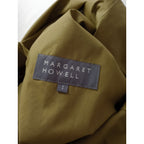 MARGARET HOWELL マーガレットハウエル PROOFED COTTON COATING コットン 綿 100％ ロングコート カーキ 1 【中古】