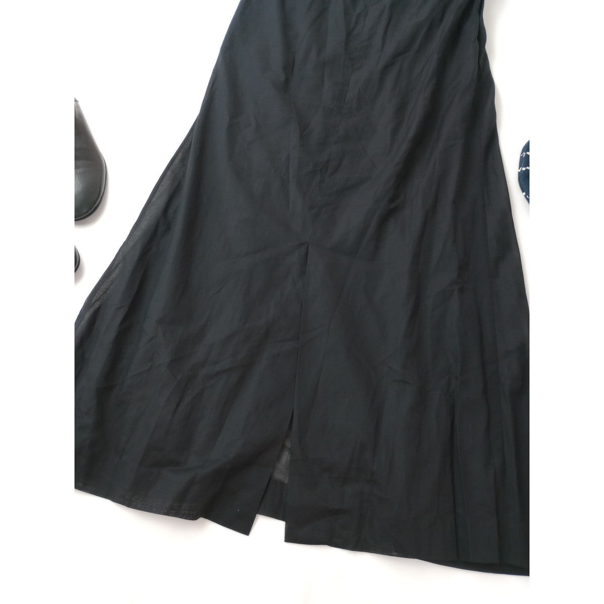新品  loin. ロワン 井川遥 オーガンジー ワンピース 黒 ブラック 38