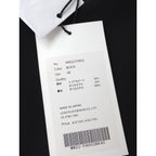 新品 26SS MW tokyo エムダブリュー TRIACETATE  U-NECK DRESS トリアセテート Uネックドレス ロング ワンピース 黒 ブラック 40