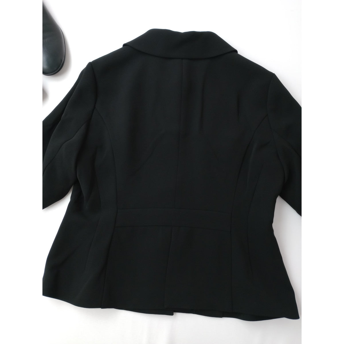 新品 MW tokyo エムダブリュー TRIACETATE  SHORT JACKET トリアセテート ショート ジャケット 黒 ブラック