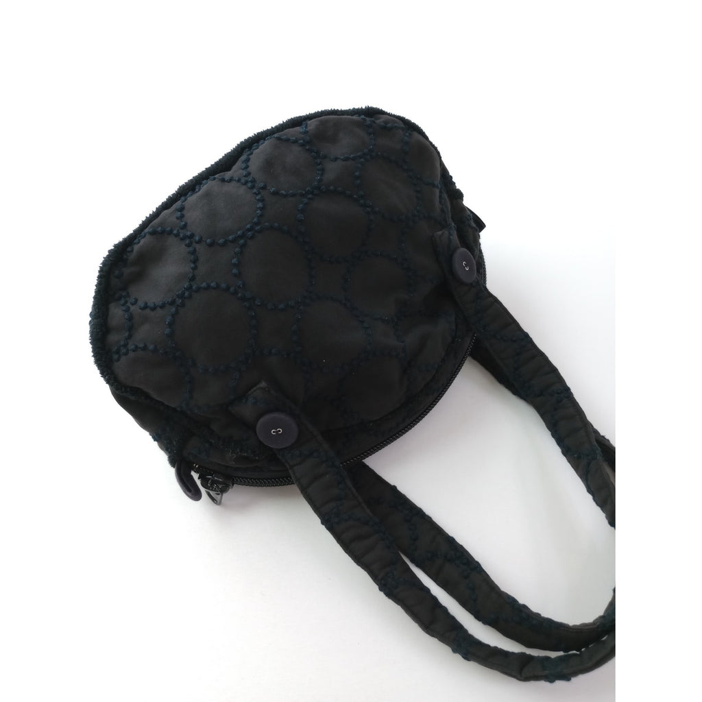 mina perhonen ミナペルホネン tambourine タンバリン ショルダーバッグ  黒 ブラック 【中古】