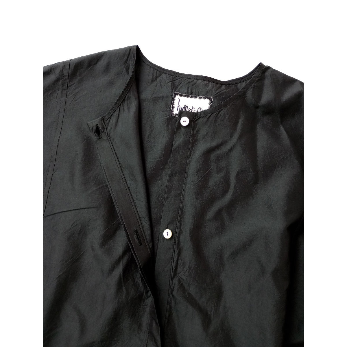humoresque ユーモレスク smocking belt dress シルク100％ ロングワンピース ドレス  36【中古】