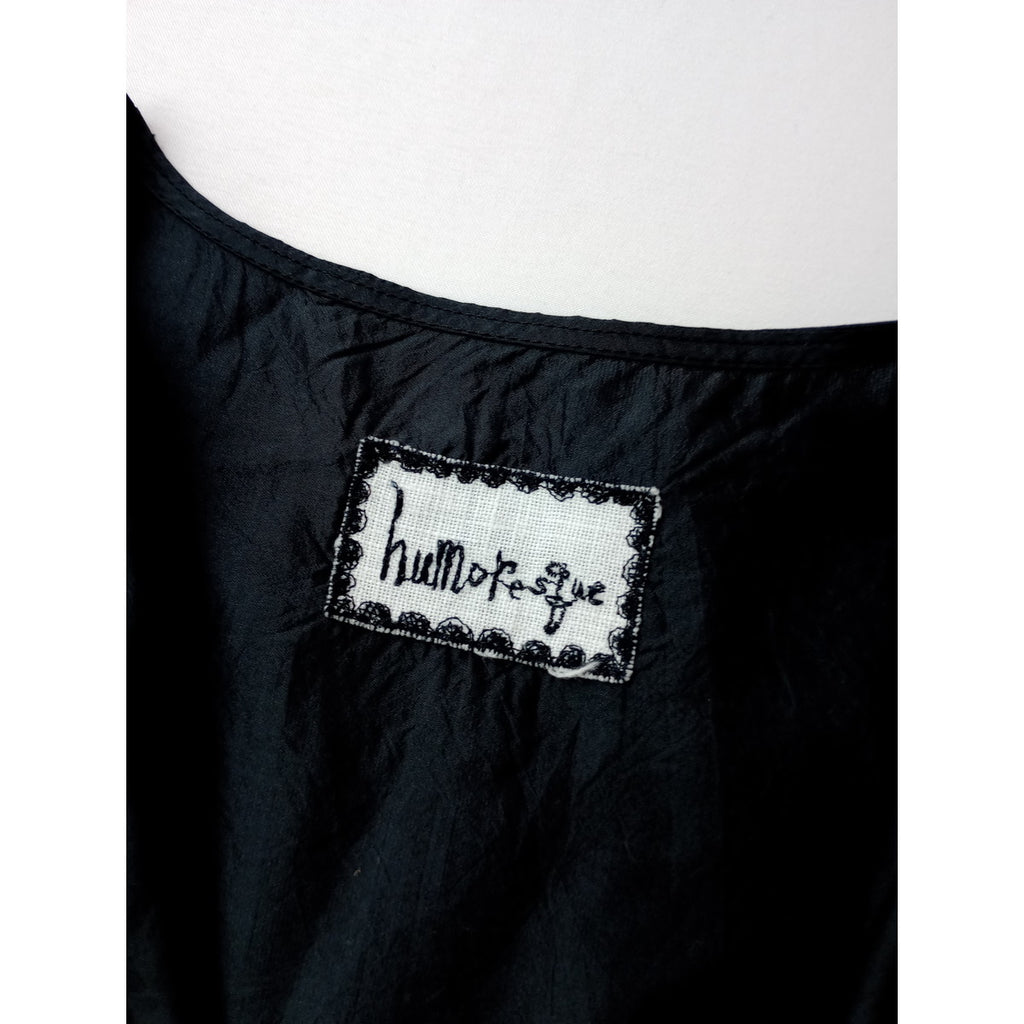 humoresque ユーモレスク smocking belt dress シルク100％ ロングワンピース ドレス  36【中古】