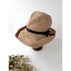 mature ha. マチュアーハ BOXED HAT ペーパー ハット 帽子  黒 ブラック  (16M＋3801)【中古】
