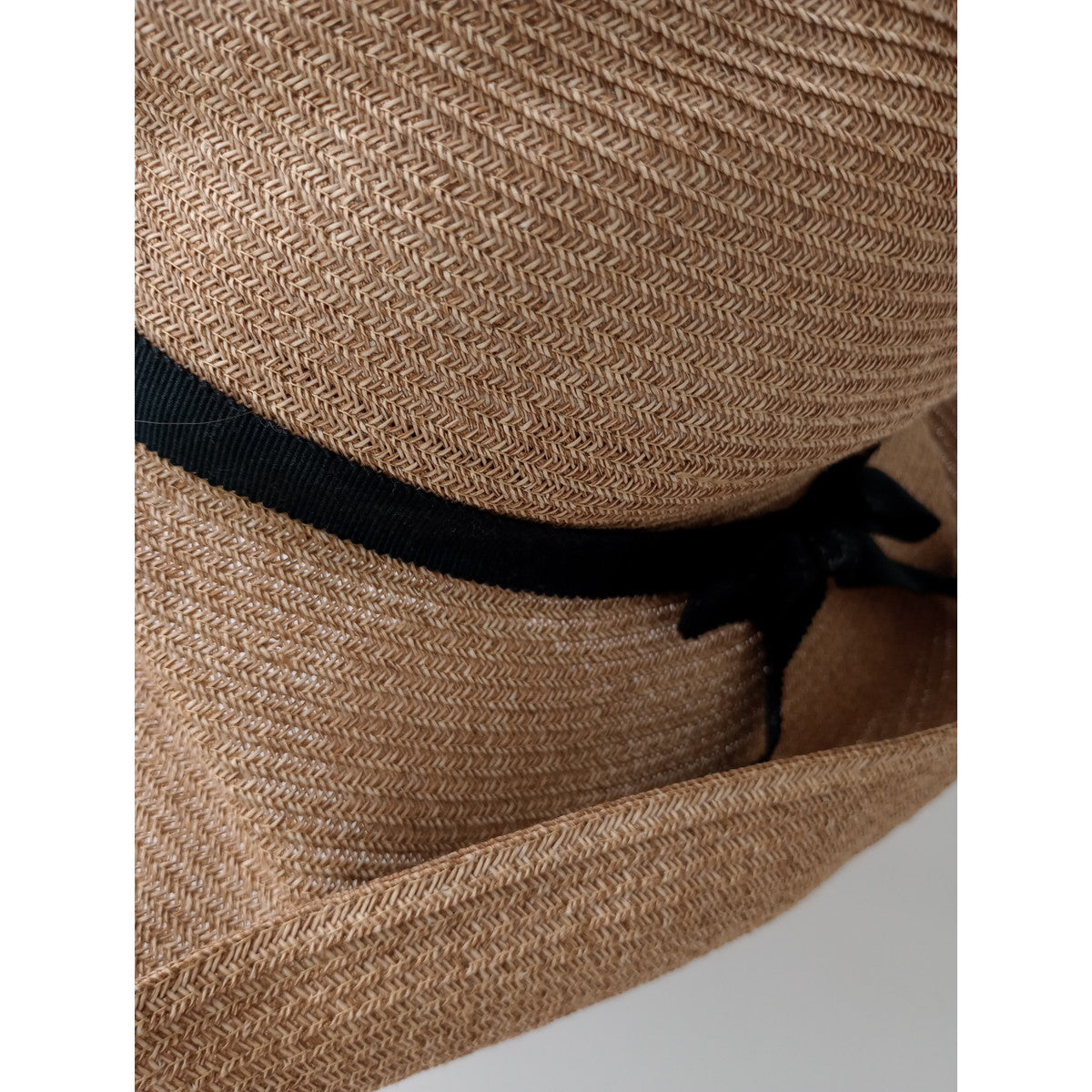 mature ha. マチュアーハ BOXED HAT ペーパー ハット 帽子  黒 ブラック 【中古】