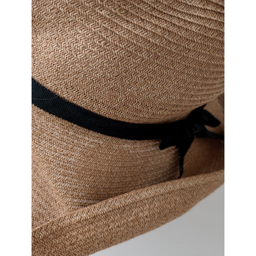 mature ha. マチュアーハ BOXED HAT ペーパー ハット 帽子  黒 ブラック 【中古】